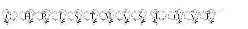 Christmas Love字体转换